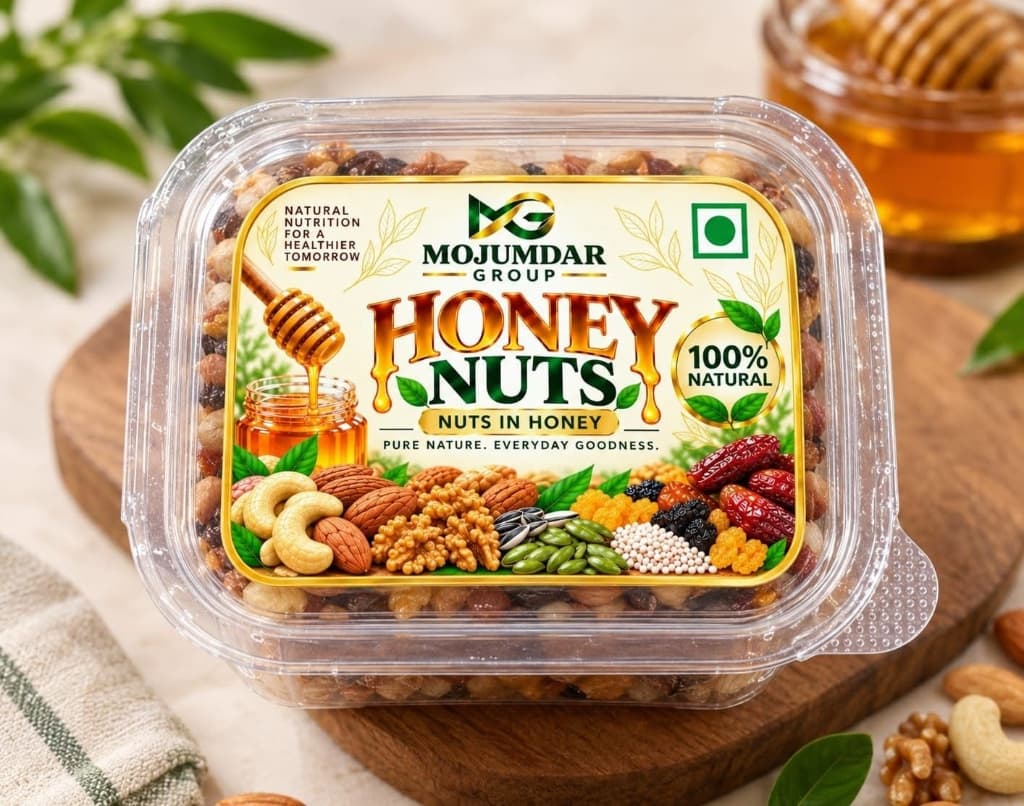 Mojumdar Group Honey Nuts Original Packaging